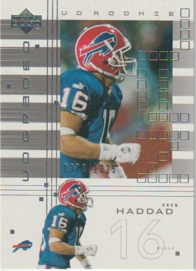 NFL 2000 UD Graded - No 95 - Drew Haddad