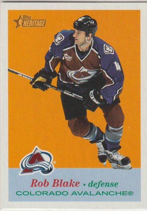 NHL 2001-02 Topps Heritage - No 69 - Rob Blake
