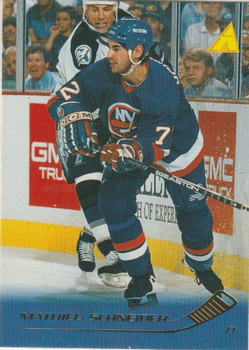 NHL 1995 / 96 Pinnacle - No 28 - Mathieu Schneider