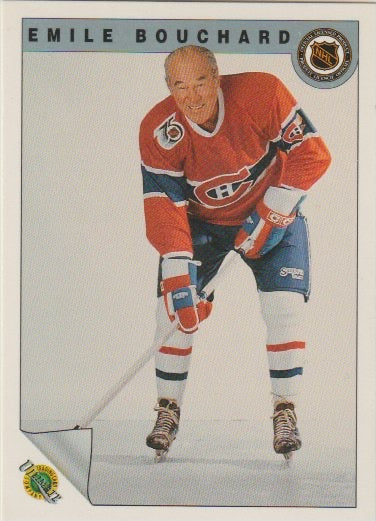 NHL 1991-92 Ultimate Original Six - No 8 - Emile Bouchard