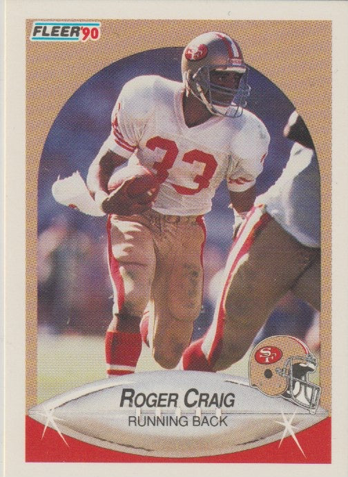 NFL 1990 Fleer - No 5 - Roger Craig