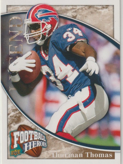 NFL 2009 Upper Deck Heroes - No 243 - Thurman Thomas