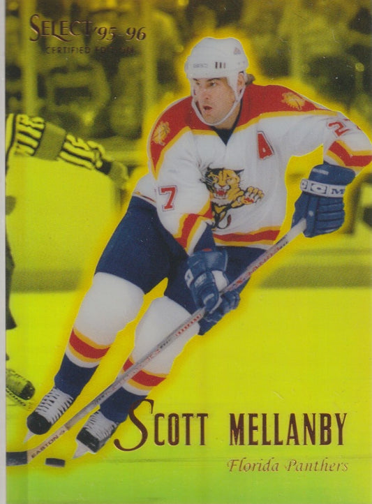 NHL 1995 / 96 Select Certified Mirror Gold - No 3 - Scott Mellanby
