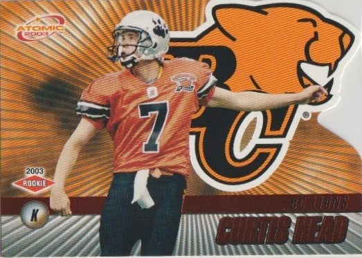 NFL 2003 Atomic CFL Red - No 7 - Curtis Head