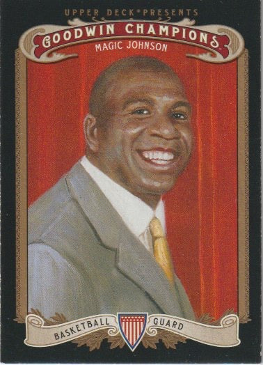 NBA 2012 Upper Deck Goodwin Champions - No 5 - Magic Johnson