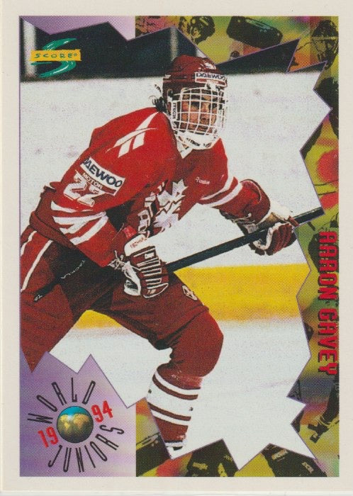 NHL 1994 / 95 Score - No 207 - Aaron Gavey