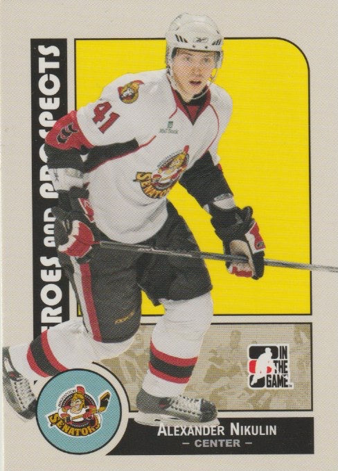 NHL 2008-09 ITG Heroes and Prospects - No 12 - Alexander Nikulin