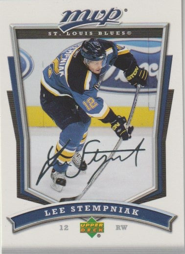 NHL 2007-08 Upper Deck MVP - No 37 - Lee Stempniak