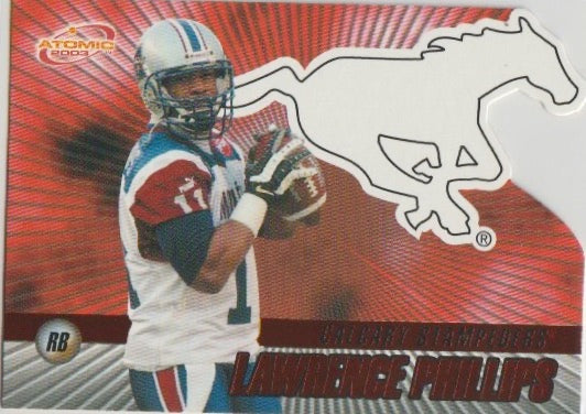 NFL 2003 Atomic CFL Red - No 21 - Lawrence Phillips