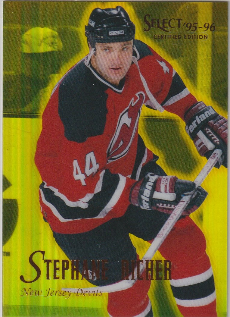 NHL 1995 / 96 Select Certified Mirror Gold - No 39 - Stephane Richer