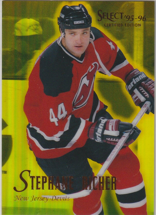 NHL 1995 / 96 Select Certified Mirror Gold - No 39 - Stephane Richer