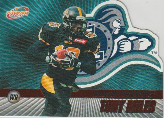 NFL 2003 Atomic CFL Red - No 85 - Tony Miles