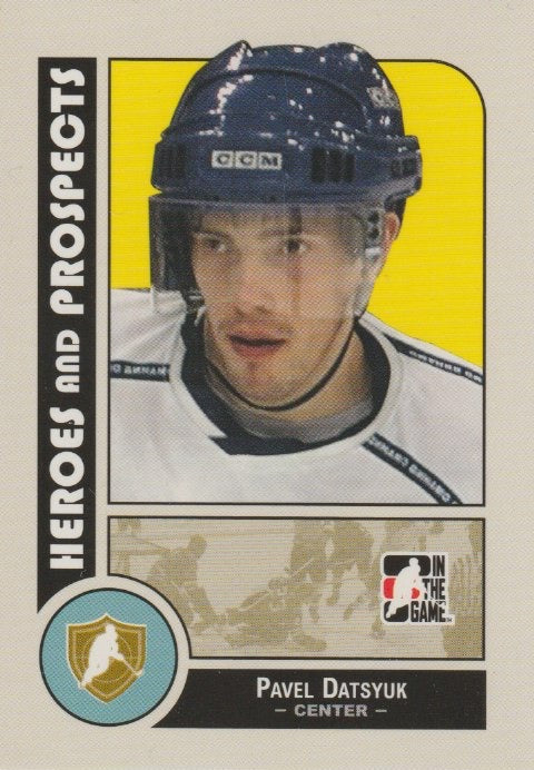 NHL 2008-09 ITG Heroes and Prospects - No 3 - Pavel Datsyuk