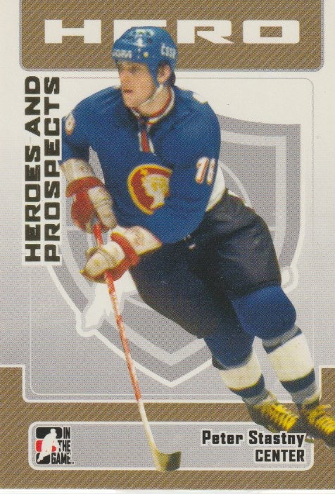 NHL 2006-07 ITG Heroes and Prospects - No 4 - Peter Stastny