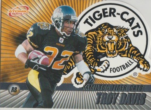 NFL 2003 Atomic CFL - No 40 - Troy Davis