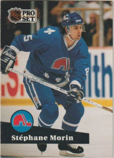 NHL 1991-92 ProSet French - No 201 - Stéphane Morin