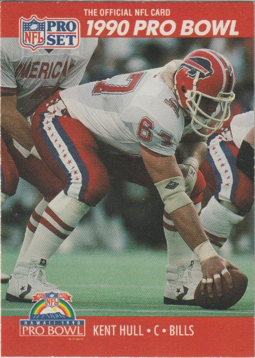 NFL 1990 ProSet - No 345 - Kent Hull