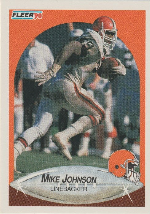 NFL 1990 Fleer - No 50 - Mike Johnson