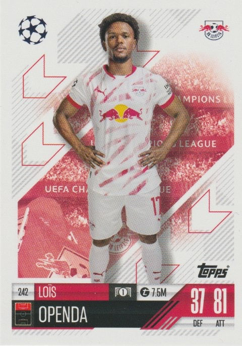 Soccer 2024-25 Match Attax UEFA Champions League - No 242 - Lois Openda