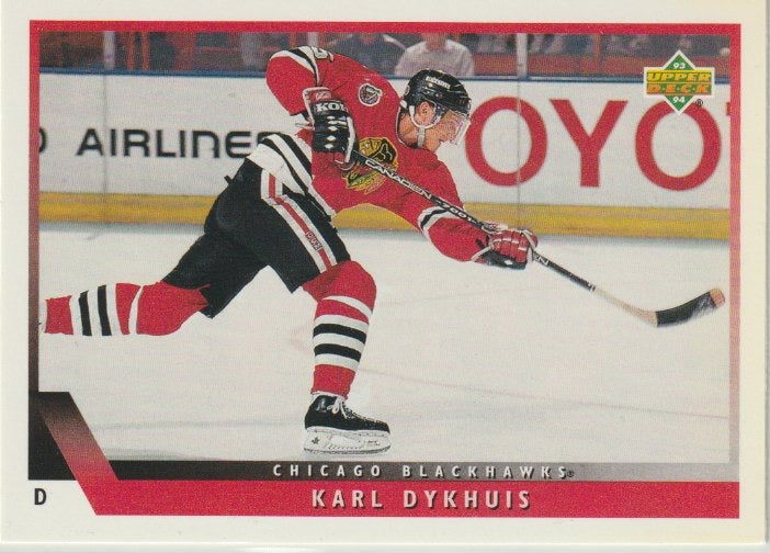NHL 1993 / 94 Upper Deck - No 106 - Karl Dykhuis
