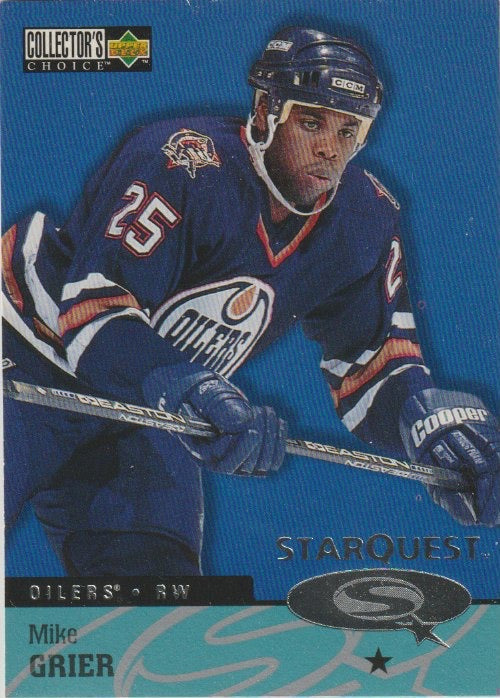 NHL 1997/98 Collector's Choice Star Quest - No SQ24 - Mike Grier