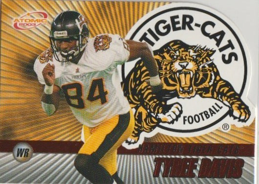 NFL 2003 Atomic CFL Red - No 41 - Tyree Davis