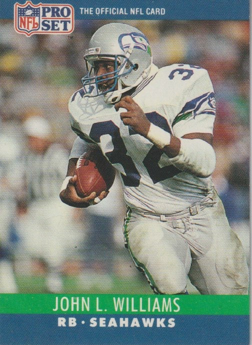 NFL 1990 ProSet - No 306 - John L. Williams