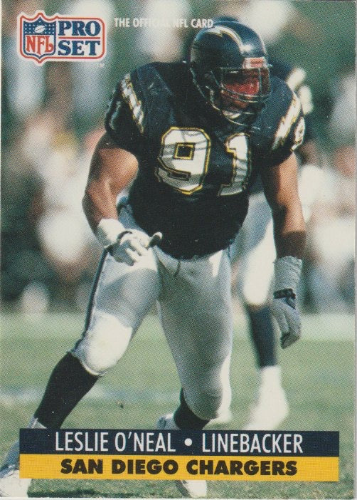 NFL 1991 ProSet - No 286 - Leslie O'Neal