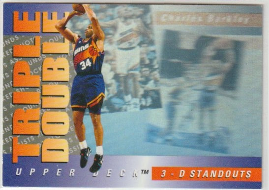 NBA 1993-94 Upper Deck Triple Double German - No TD1 -  Charles Barkley