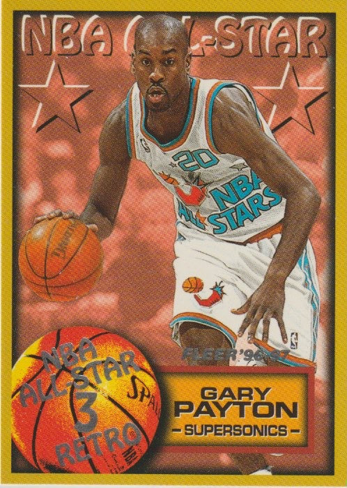 NBA 1996-97 Fleer - No 293 - Gary Payton