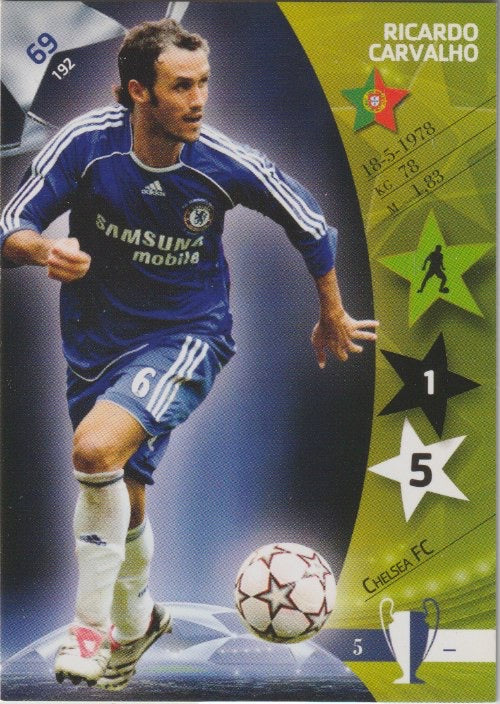 Soccer 2007 Panini Champions League - No 69 - Ricardo Carvalho