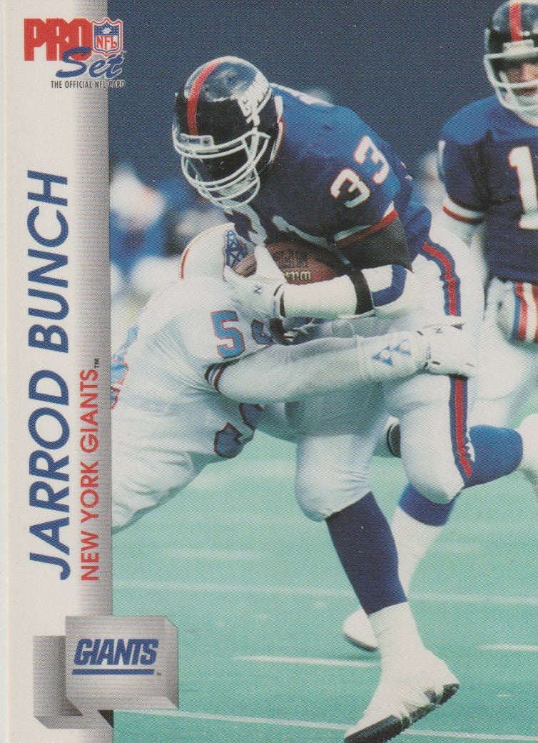 NFL 1992 ProSet - No 592 - Jarrod Bunch