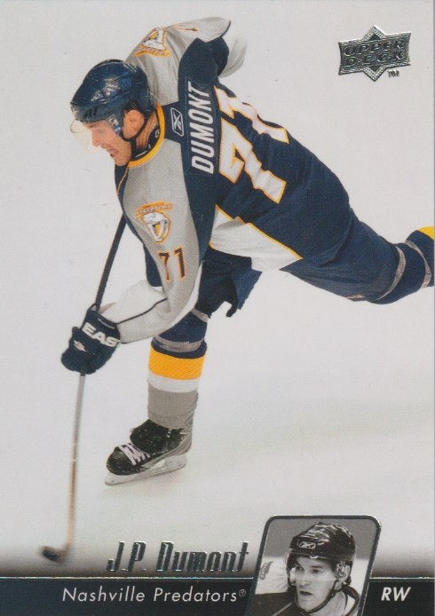 NHL 2010-11 Upper Deck - No 91 - J.P. Dumont