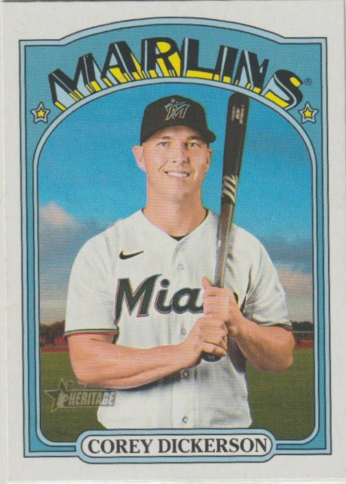 MLB 2021 Topps Heritage - No 513 - Corey Dickerson