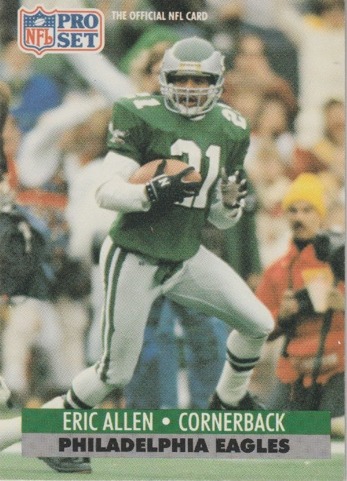 NFL 1991 ProSet - No 253 - Eric Allen