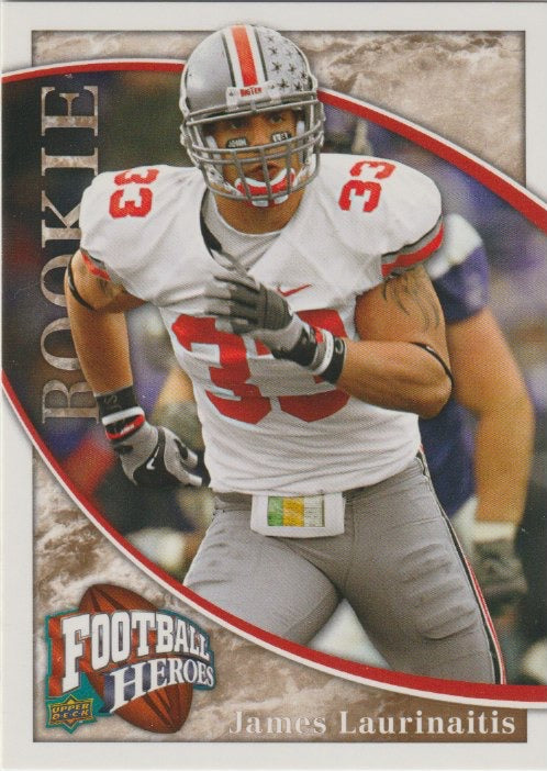 NFL 2009 Upper Deck Heroes - No 128 - Jamas Laurinaitis