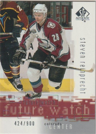 NHL 2000-01 SP Authentic - No 108 - Steven Reinprecht