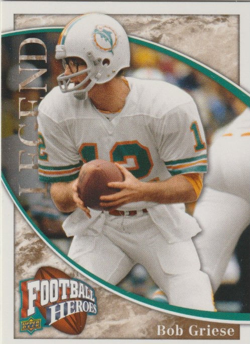 NFL 2009 Upper Deck Heroes - No 210 - Bob Griese