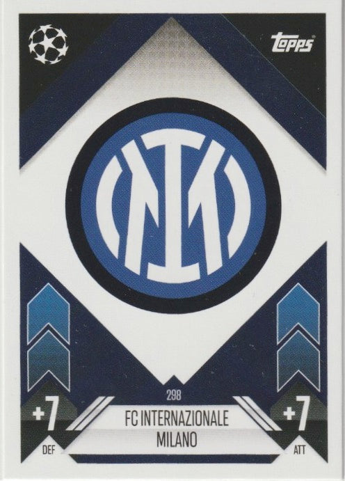 Fussball 2024-25 Match Attax UEFA Champions League - No 298 - Logo Internationale Mailand