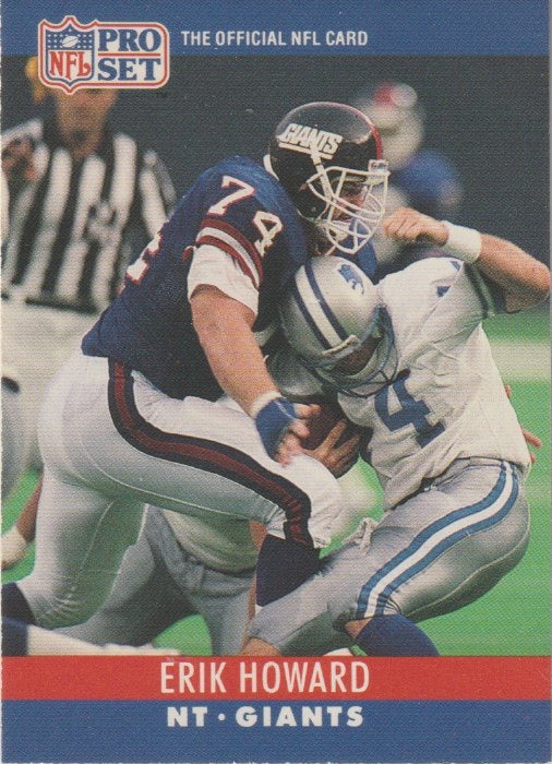 NFL 1990 ProSet - No 225 - Erik Howard