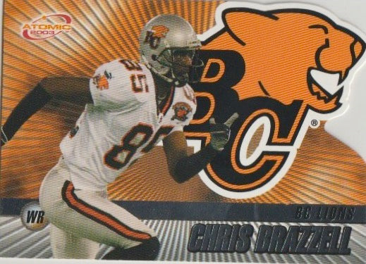 NFL 2003 Atomic CFL - No 2 - Chris Brazzell