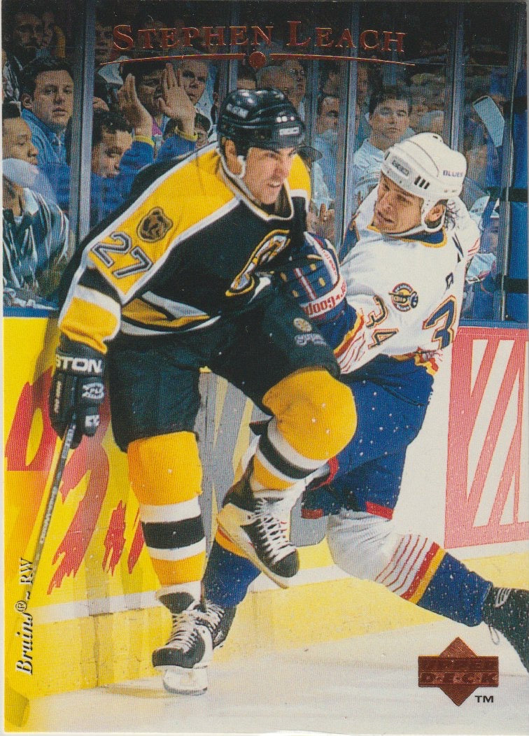NHL 1995 / 96 Upper Deck - No 453 - Stephen Leach