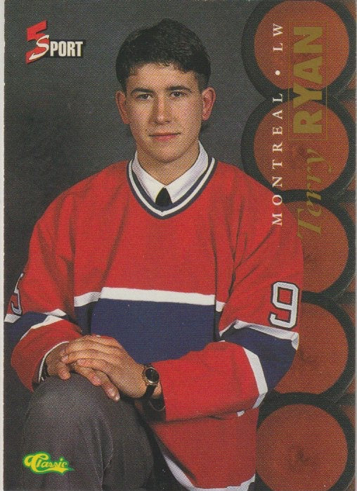 NHL 1995 Classic Five Sport - No 130 - Terry Ryan