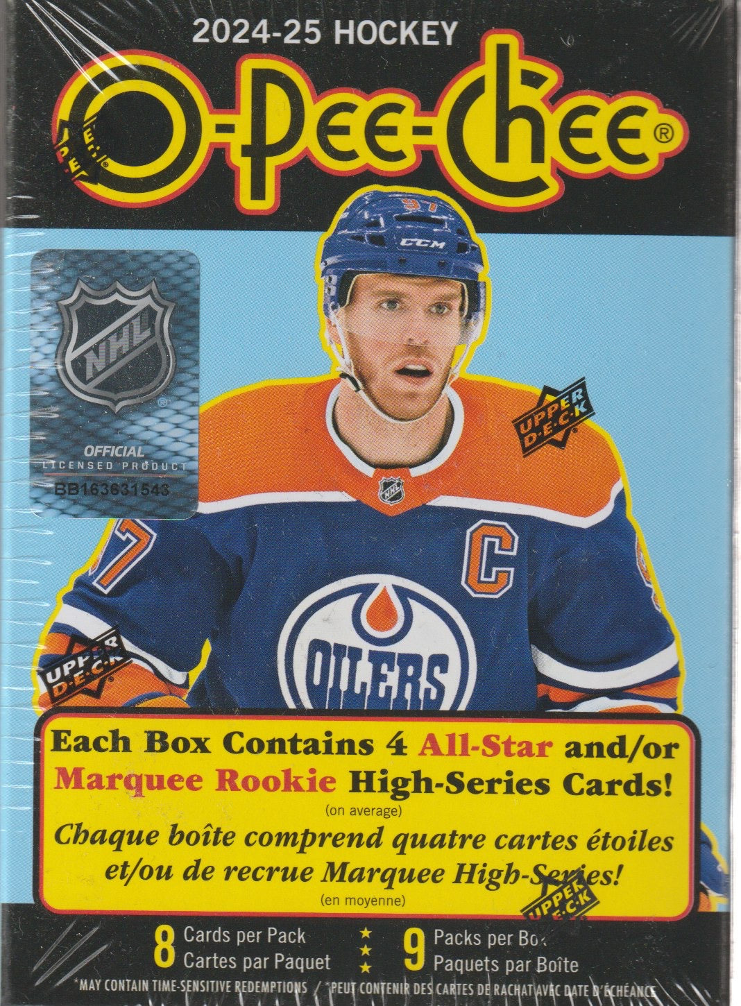 NHL 2024-25 O-Pee-Chee Mass Blaster Box