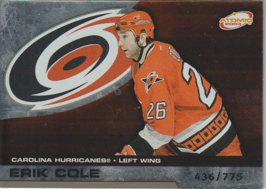 NHL 2002-03 Atomic Hobby Parallel - No 15 - Erik Cole