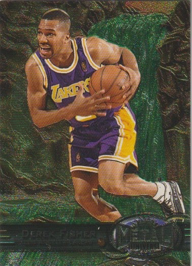 NBA 1997-98 Metal Universe - No 3 - Derek Fisher