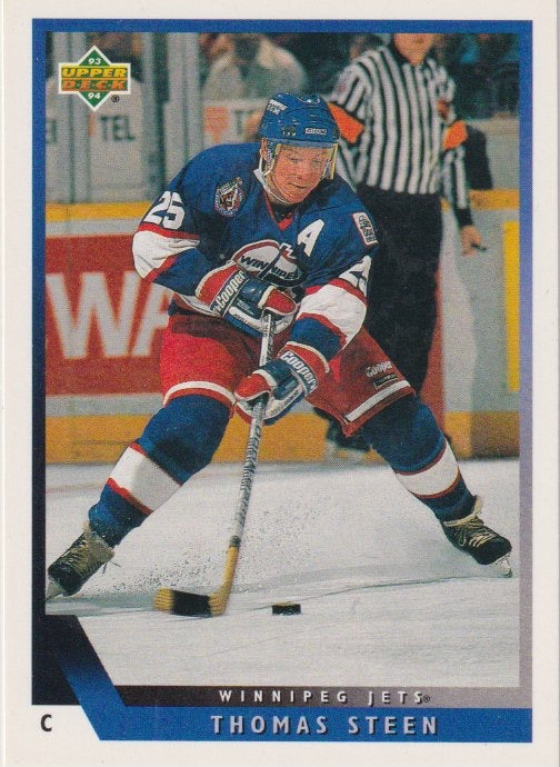 NHL 1993 / 94 Upper Deck - No 166 - Thomas Steen