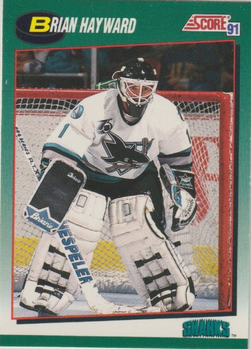 NHL 1991-92 Score Rookie &amp; Traded - No 4T - Bryan Haward