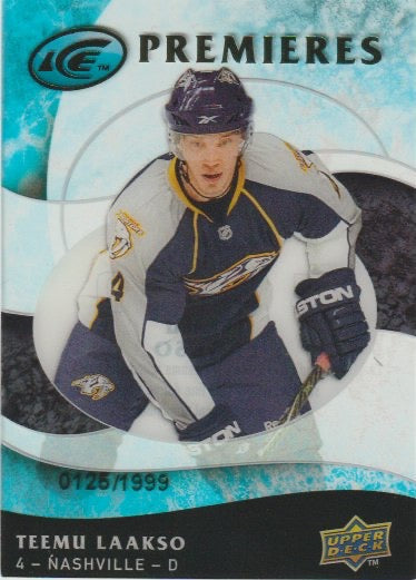 NHL 2009-10 Upper Deck Ice - No 107 - Teemu Laakso