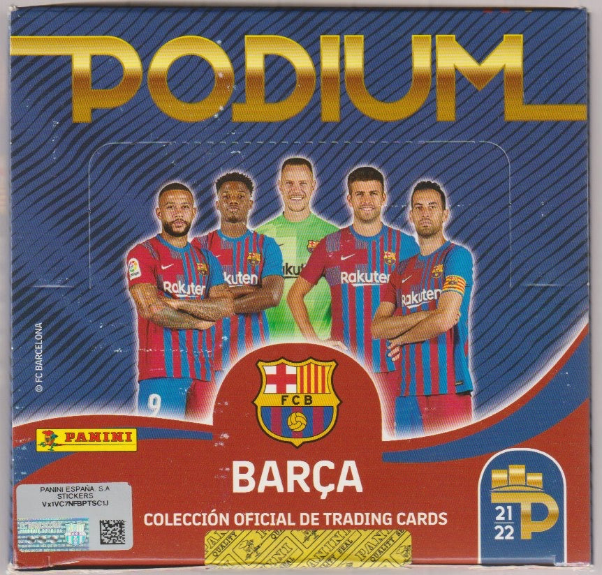 Fussball 2021-22 Panini Podium Megabox FC Barcelona